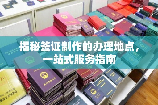 扎囊揭秘签证制作的办理地点，一站式服务指南