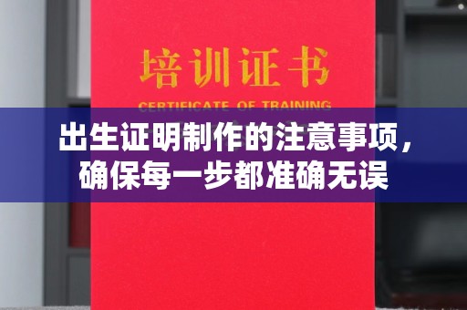 扎囊出生证明制作的注意事项，确保每一步都准确无误
