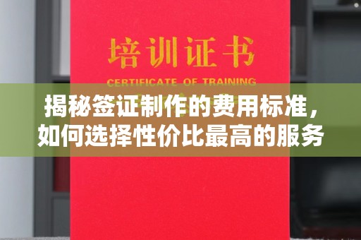 扎囊揭秘签证制作的费用标准，如何选择性价比最高的服务？