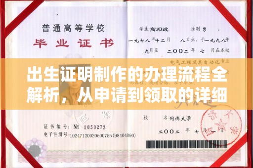 扎囊出生证明制作的办理流程全解析，从申请到领取的详细指南