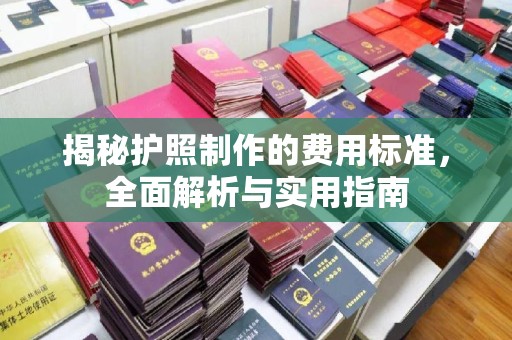 扎囊揭秘护照制作的费用标准，全面解析与实用指南