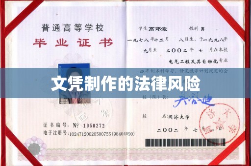 扎囊文凭制作的法律风险