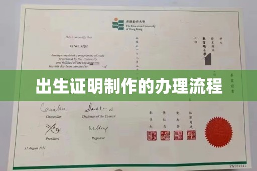 扎囊出生证明制作的办理流程