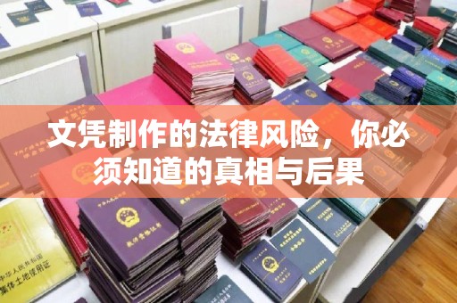 扎囊文凭制作的法律风险，你必须知道的真相与后果